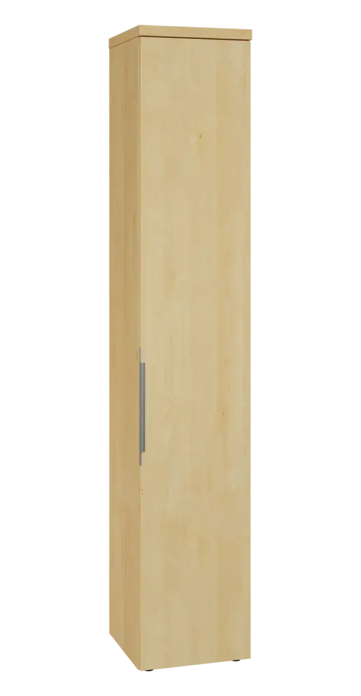 SIN 6 - 4D kancelářská skříň, 1-dveřová, pravá, 2170x400x400, javor horský